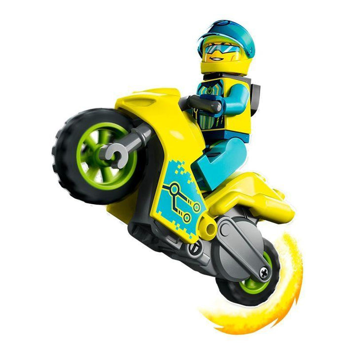 Lego City Stuntz Cyber Stunt Bike 60358 - 13 Pieces - Zrafh.com - Your Destination for Baby & Mother Needs in Saudi Arabia