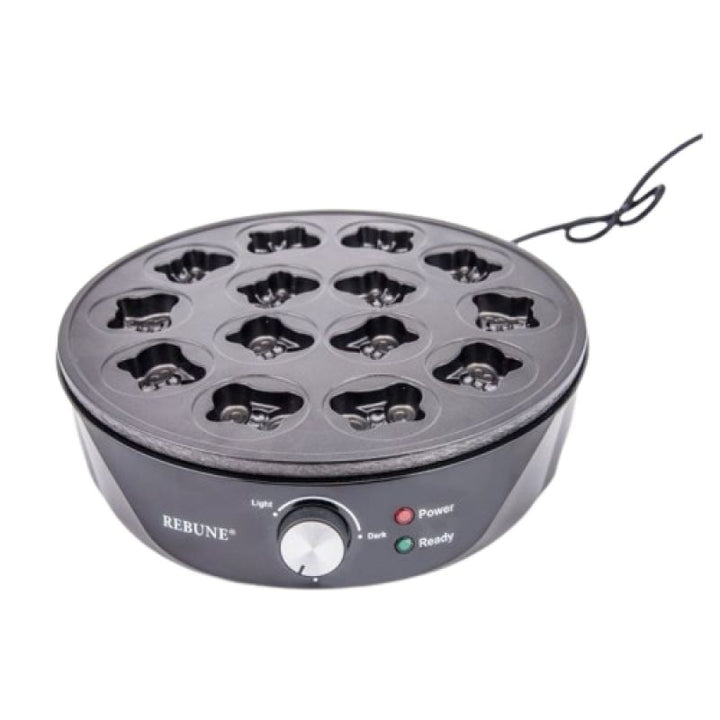 Rebune Butterfly Pancake Maker - 14 Pieces - 1200 W - Black - Re- 5- 062 - Zrafh.com - Your Destination for Baby & Mother Needs in Saudi Arabia
