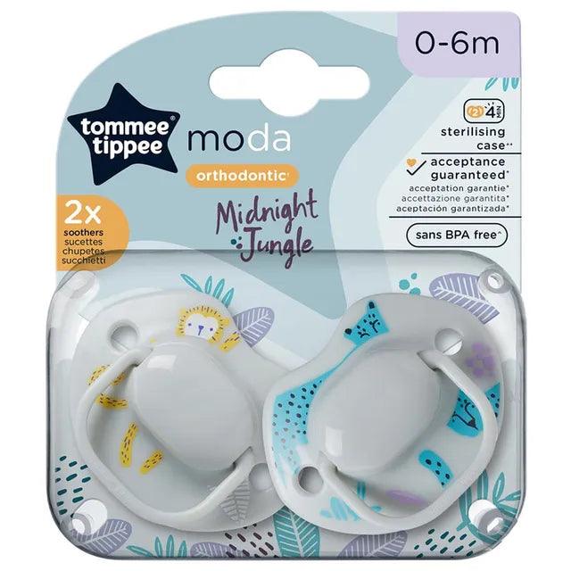 Tommee Tippee Closer to Nature 2 Orthodontic Soothers - 2 Pieces - 0-6 Months - Zrafh.com - Your Destination for Baby & Mother Needs in Saudi Arabia