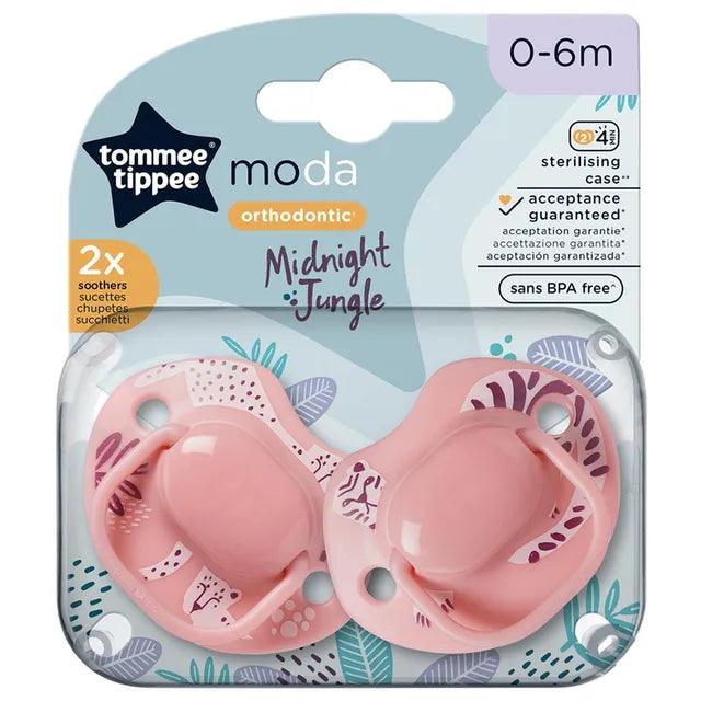 Tommee Tippee Closer to Nature 2 Orthodontic Soothers - 2 Pieces - 0-6 Months - Zrafh.com - Your Destination for Baby & Mother Needs in Saudi Arabia