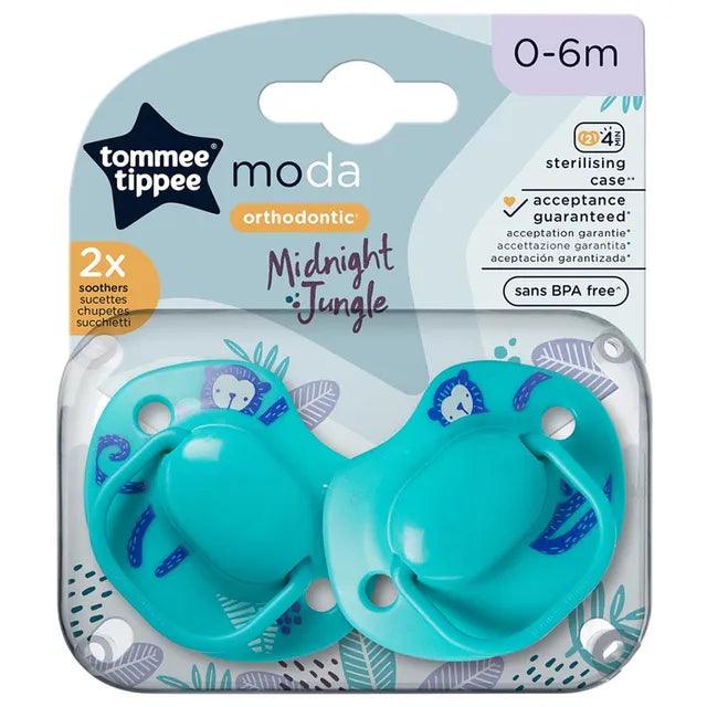 Tommee Tippee Closer to Nature 2 Orthodontic Soothers - 2 Pieces - 0-6 Months - Zrafh.com - Your Destination for Baby & Mother Needs in Saudi Arabia