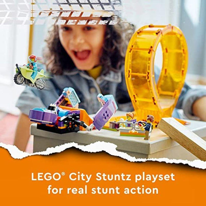 Lego City Stuntz Smashing Chimpanzee Stunt Loop - 226 Pieces - 6379649 - Zrafh.com - Your Destination for Baby & Mother Needs in Saudi Arabia