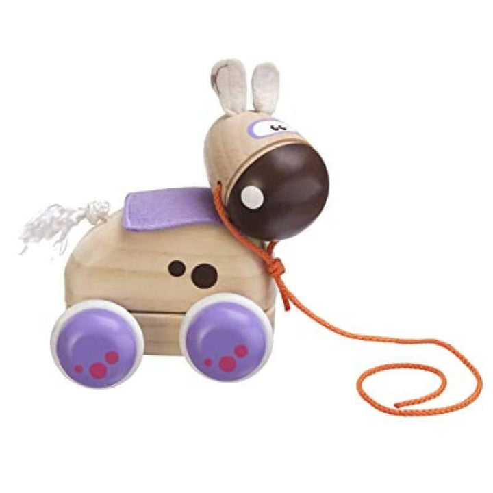 Chicco Pull Along Wooden Toy Pony - 12-36M - ZRAFH