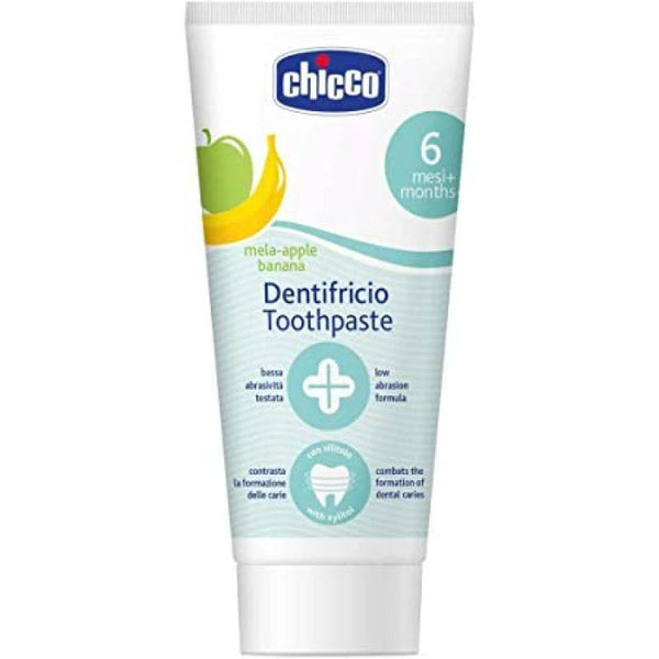 Chicco Apple-Banana Toothpaste With Fluoride - 50Ml - 6-24M - ZRAFH