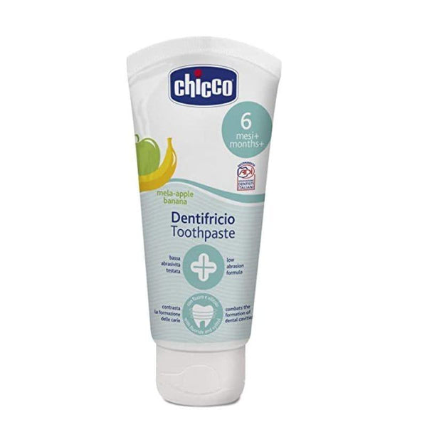 Chicco Baby Moments Baby Toothpaste Apple Banana - 50 ml - 6 Months+ - ZRAFH