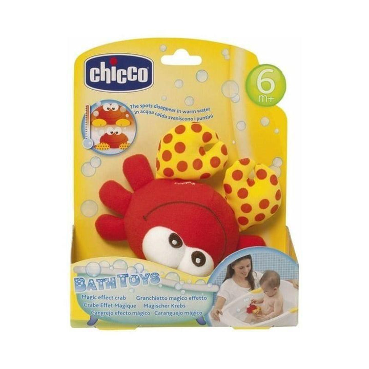 Chicco Crab Bath Toy - Orange - 6-36M - ZRAFH