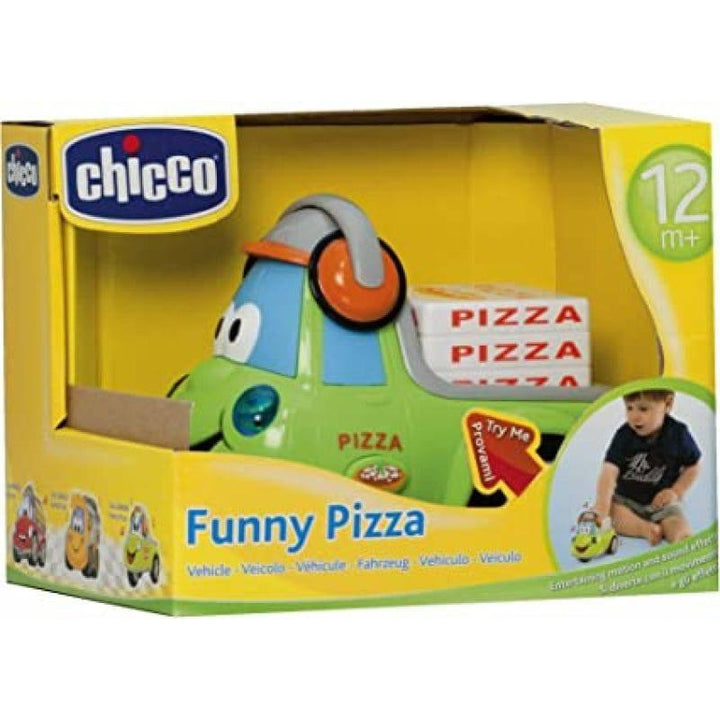 Chicco Funny Vehicle Pizza Truck - Green - 12M+ - ZRAFH