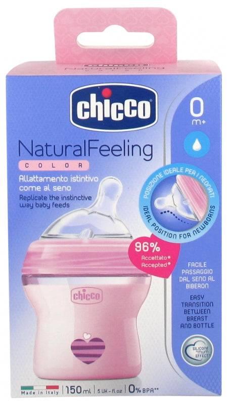 Chicco Baby Milk Feeding Bottle With Wide Neck, 150ml, For Babies &  Toddlers 0M+