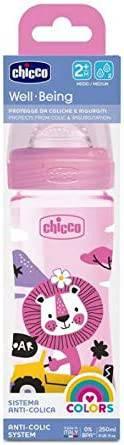 Chicco Chicco Well-Being 330ml Soft Silicone 0% BPA Baby Bottles - Pack of  3 Blue Dummies - Made in Italy : : Baby Products