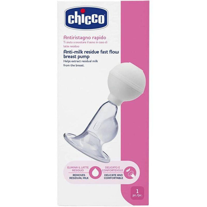 Chicco Anti-Milk Residues Fast Flow Breast Pump - White - 0m+ - ZRAFH