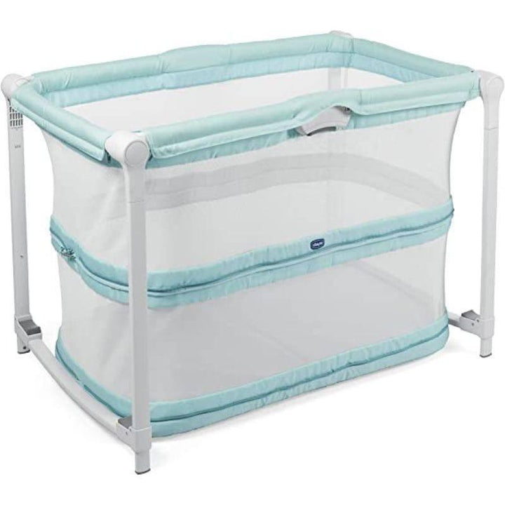 Chicco Zip & Go Crib Cot Aquarelle - Light Blue - 0-24 Months - ZRAFH