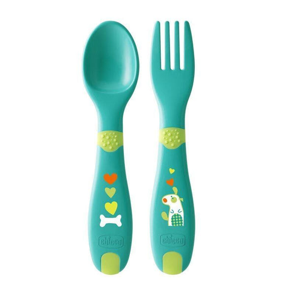 Chicco First Baby Cutlery - 12m+ - ZRAFH