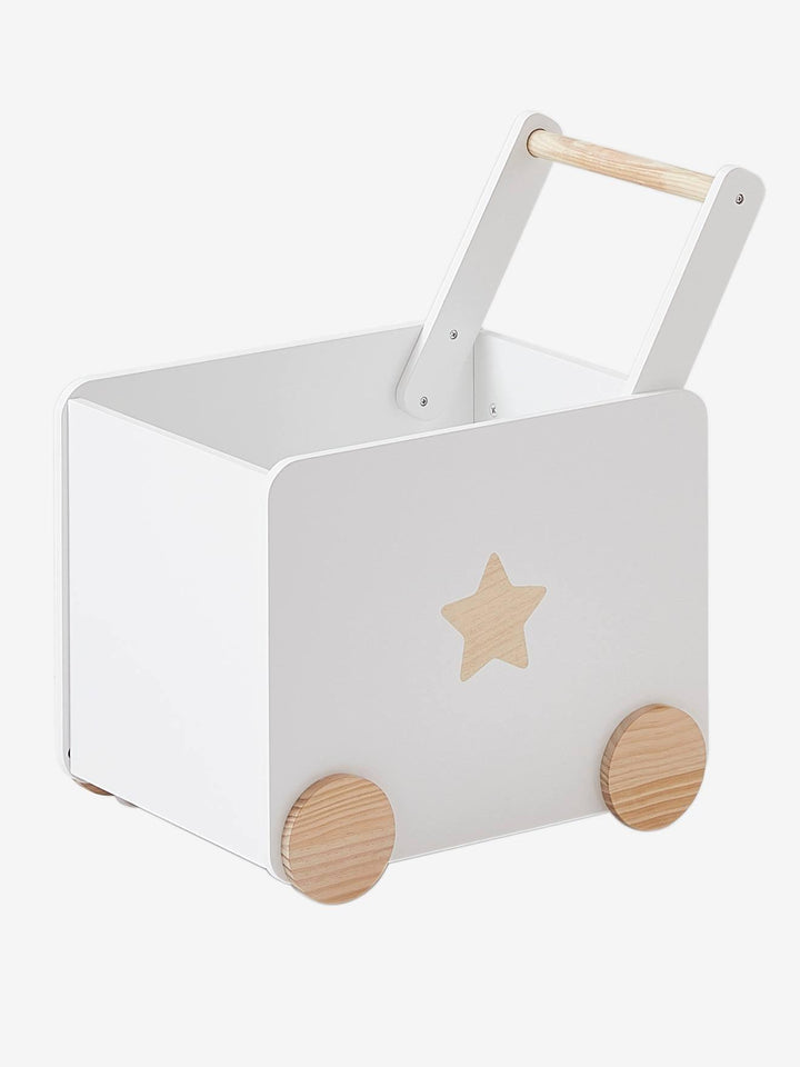 Dreeba Children's Storage Box with Castors - White - Zrafh.com - Your Destination for Baby & Mother Needs in Saudi Arabia