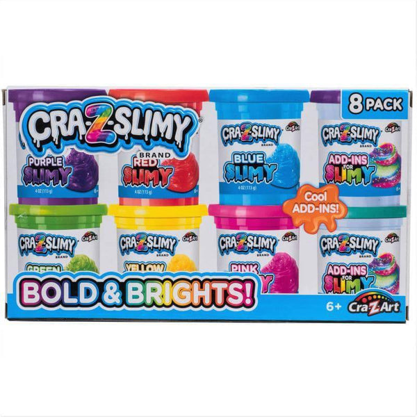 Cra-Z-Slimy Bold & Brights - 8 Pack - ZRAFH