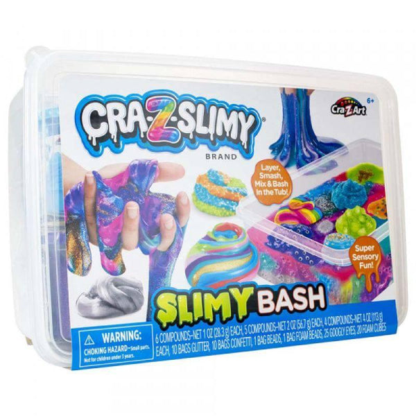 Cra-Z-Art Cra-Z-Slimy Multicolor Metallic Slime Studio, Ages 6 and up 