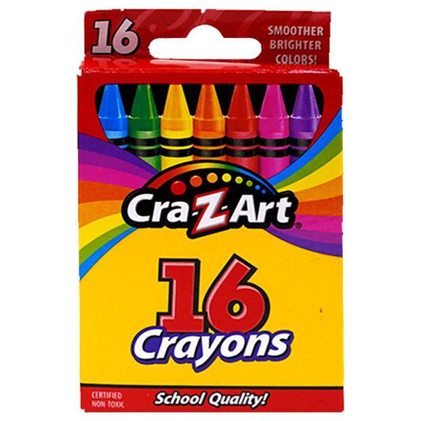 CraZart Crayons Peggable Box - 16 pcs - ZRAFH