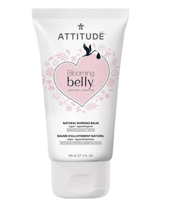 Attitude Blooming Belly Hypoallergenic Natural Pregnancy Safe Nursing Balm 150 ml - Zrafh.com - Your Destination for Baby & Mother Needs in Saudi Arabia