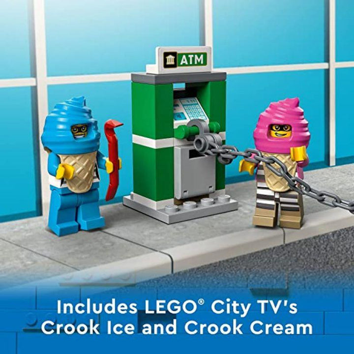 Lego City Ice Cream Truck Police Chase Toy set - 317 Pieces - 6379601 - Zrafh.com - Your Destination for Baby & Mother Needs in Saudi Arabia