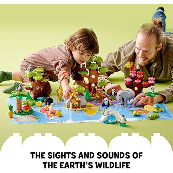 Lego Duplo Wild Animals of The World Toy Set - 142 Pieces - 6379270 - Zrafh.com - Your Destination for Baby & Mother Needs in Saudi Arabia