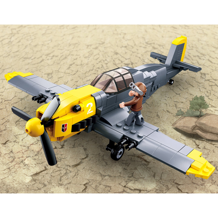 Sluban Bf 109 WWII Airplane Building Kit - 289 Pieces - Zrafh.com - Your Destination for Baby & Mother Needs in Saudi Arabia