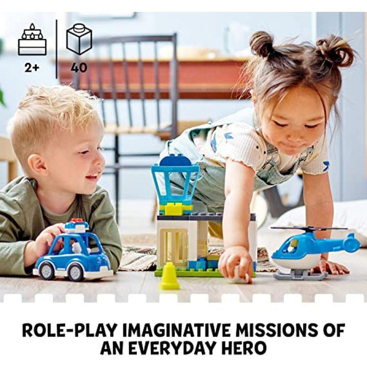 Lego Duplo Rescue Police Station Building Toy Set - 40 pieces - 6379240 - Zrafh.com - Your Destination for Baby & Mother Needs in Saudi Arabia