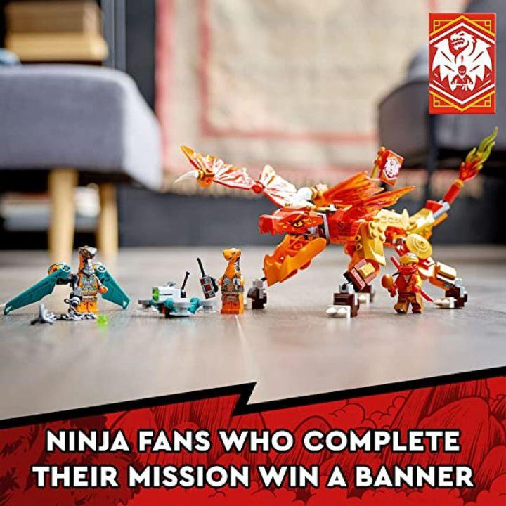 Lego Ninjago Kai's Fire Dragon EVO Toy - 204 Pieces - 6371138 - Zrafh.com - Your Destination for Baby & Mother Needs in Saudi Arabia