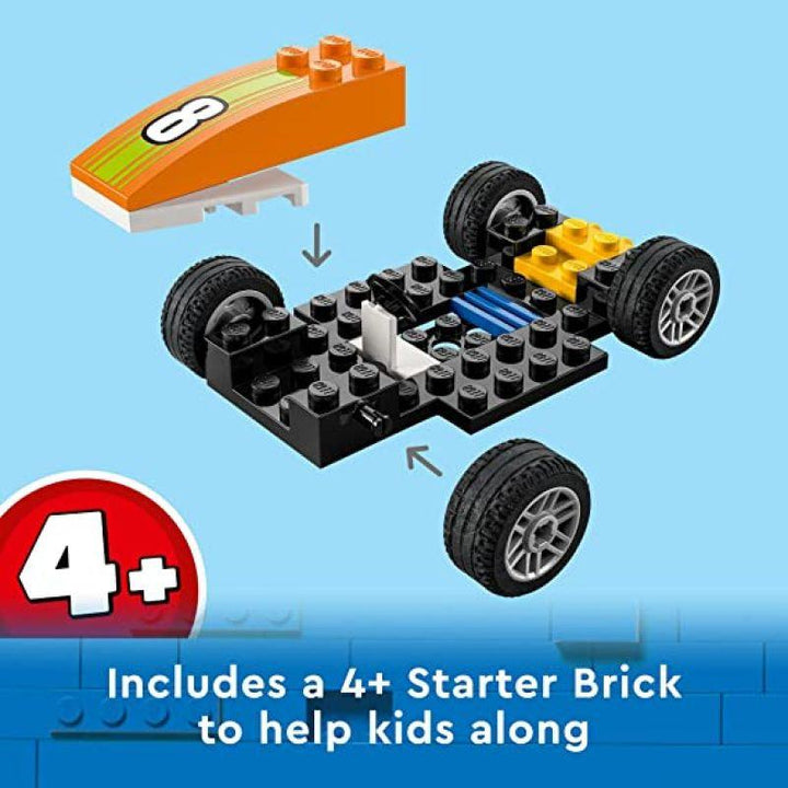 Lego City Great Vehicles Race Car - 46 Pieces - 6371126 - Zrafh.com - Your Destination for Baby & Mother Needs in Saudi Arabia