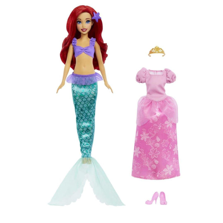 Disney Princess Toys, Ariel 2-In-1 Mermaid To Princess Doll HMG49 - ZRAFH