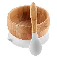 Luqu Silicone + Wood- Bowl & Spoons - ZRAFH
