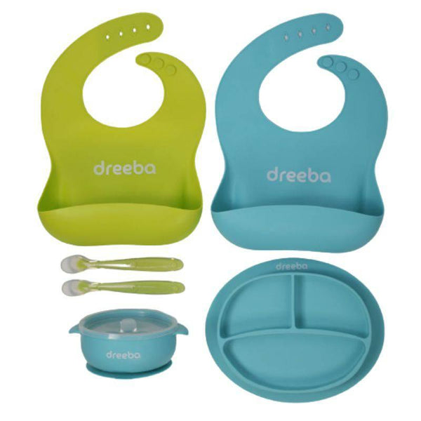 Dreeba Baby Feeding Tools Set - 6 Pieces - ZRAFH