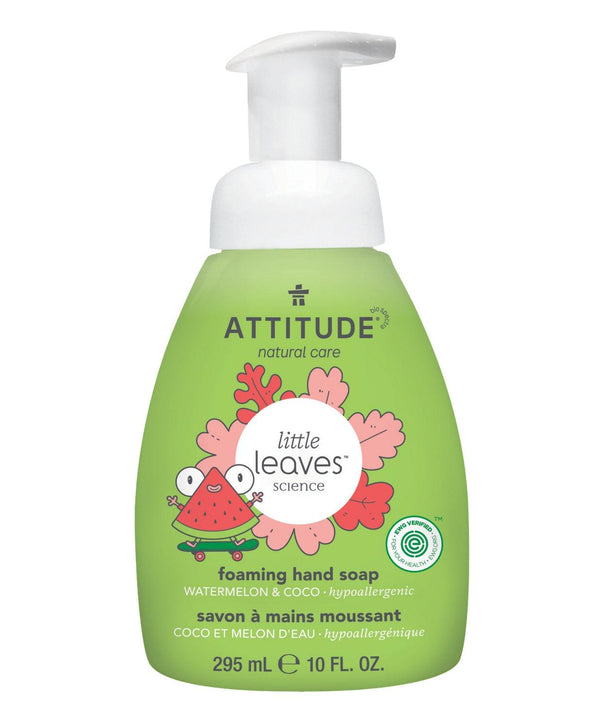 Attitude Little Leaves Science Foaming Hand Soap (295 ml) - Watermelon and Coco - Zrafh.com - Your Destination for Baby & Mother Needs in Saudi Arabia