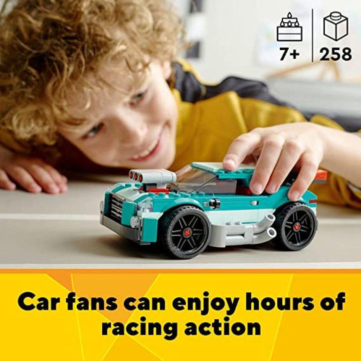 Lego Creator Street Racer 3in1 - 258 Pieces - 6371108 - Zrafh.com - Your Destination for Baby & Mother Needs in Saudi Arabia