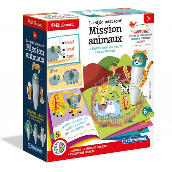 Clementoni Little Scholar - Animal Mission with Interactive Pen - Zrafh.com - Your Destination for Baby & Mother Needs in Saudi Arabia