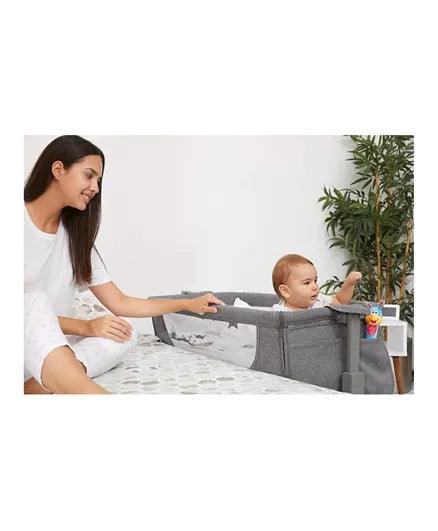 Ulusal Natural Wood Rocking Bedside Crib - Zrafh.com - Your Destination for Baby & Mother Needs in Saudi Arabia