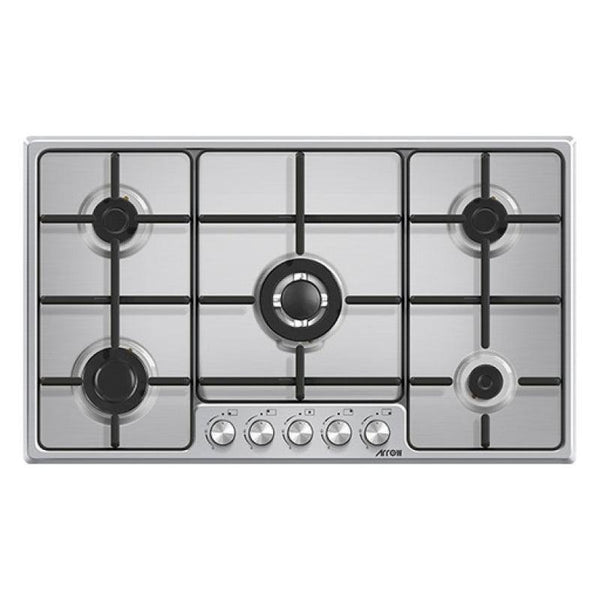Arrow Built-in Gas Hob with Front Control 5 Burners - 90 cm - RO-90BHGK - Zrafh.com - Your Destination for Baby & Mother Needs in Saudi Arabia