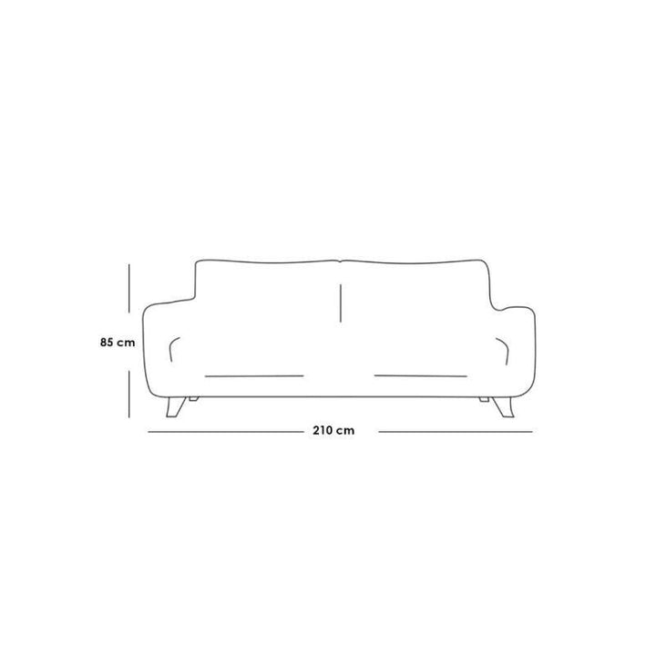 Alhome Velvet 3 Seaters Sofa - Grey - AL-2520 - Zrafh.com - Your Destination for Baby & Mother Needs in Saudi Arabia