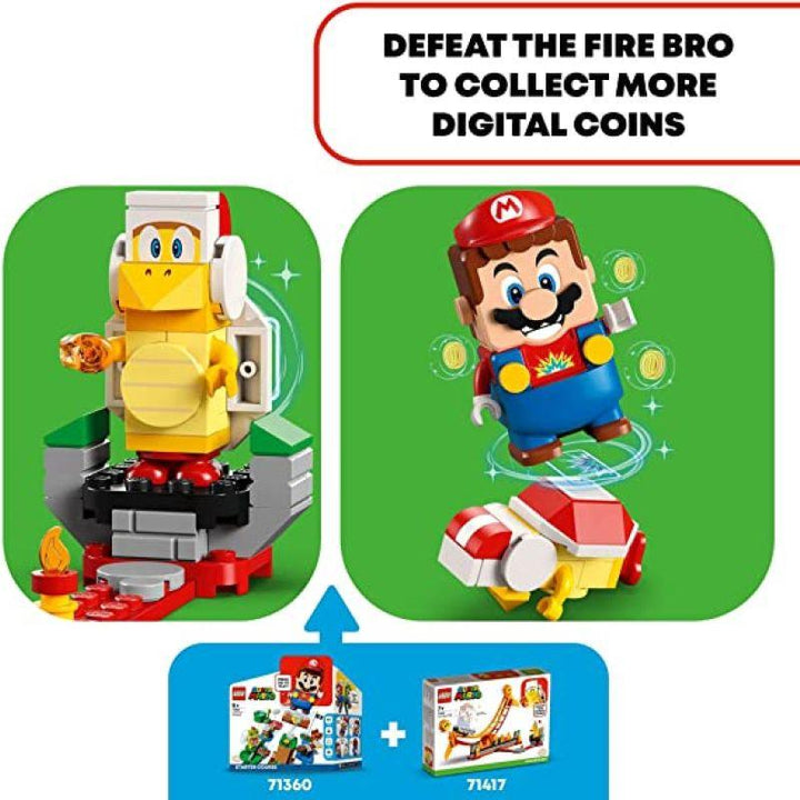 Lego Super Mario Lava Wave Ride Expansion Set - 218 Pieces - LEGO-6420687 - Zrafh.com - Your Destination for Baby & Mother Needs in Saudi Arabia