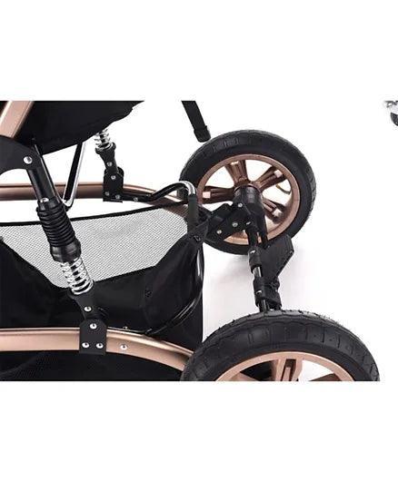 Teknum 3in1 Luxury Pram Stroller - Black - ZRAFH