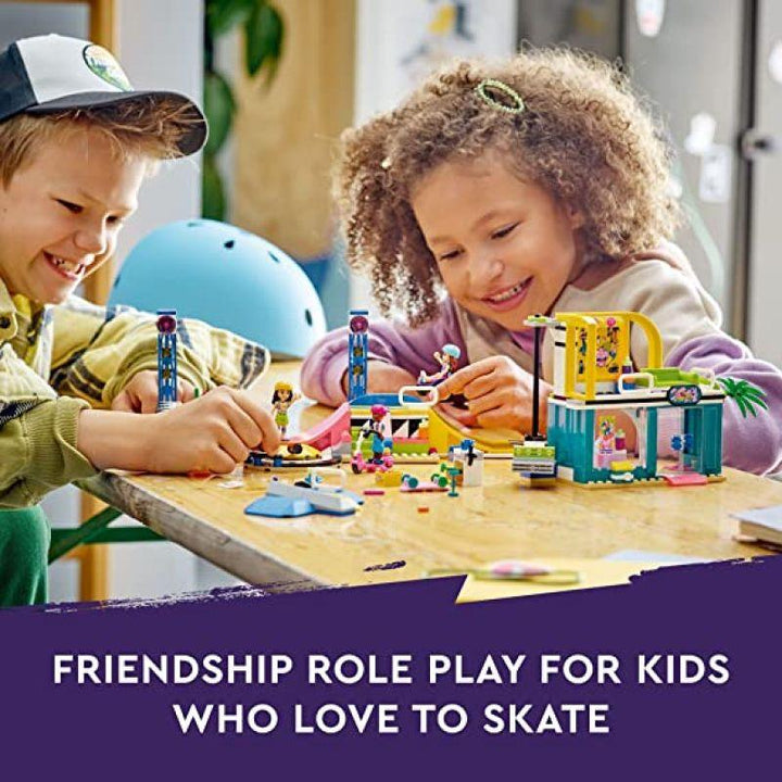 Lego Friends Skate Park Skateboard Toy Set - 431 Pieces - LEGO-6425698 - Zrafh.com - Your Destination for Baby & Mother Needs in Saudi Arabia