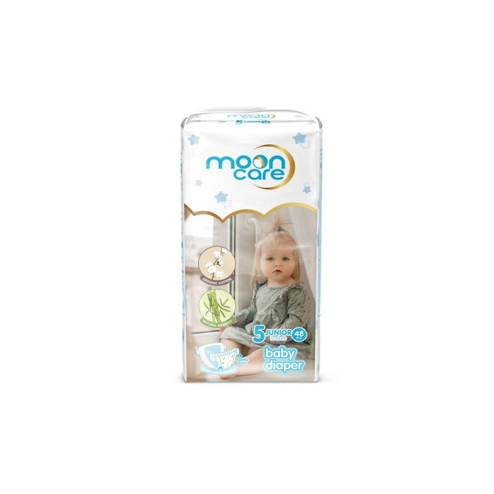 Mooncare Jumbo Pack Baby Diapers - Size 5 - 48 Pieces - Zrafh.com - Your Destination for Baby & Mother Needs in Saudi Arabia