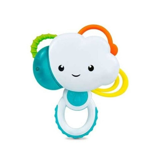 Clementoni Baby Interactive Cloud Rattle With Sound- White - Zrafh.com - Your Destination for Baby & Mother Needs in Saudi Arabia