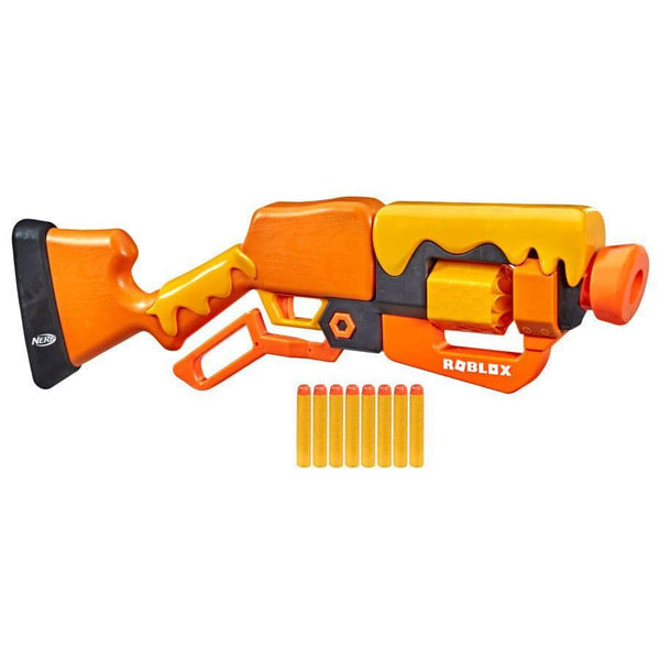  NERF Roblox Jailbreak: Armory, Includes 2 Hammer-Action  Blasters, 10 Elite Darts, Code to Unlock in-Game Virtual Item : Toys & Games