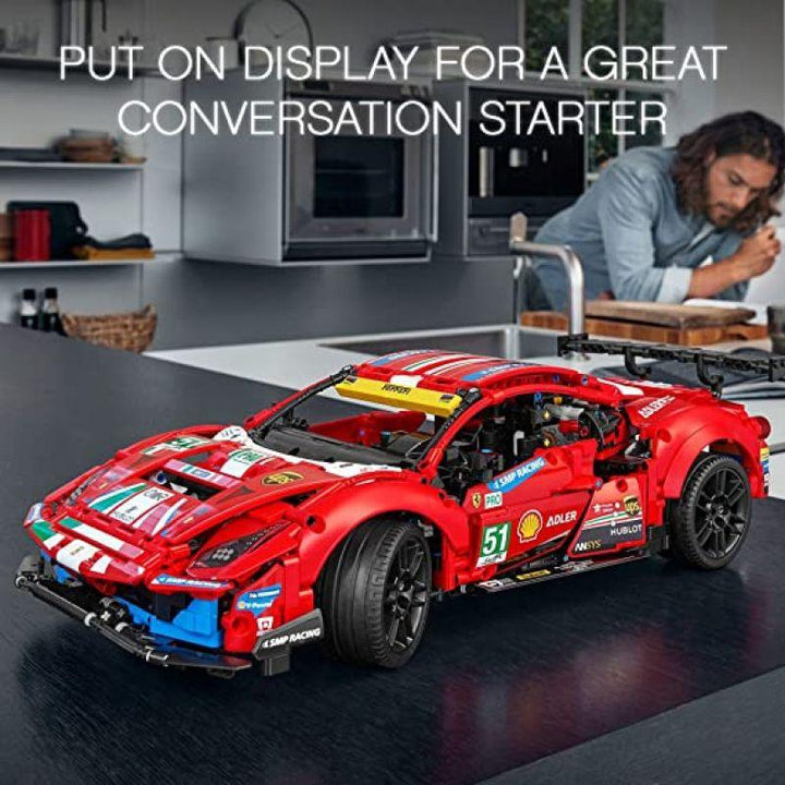 Lego Technic Ferrari 488 Gte "af Corse #51" Car Set - Red - 6332759 - Zrafh.com - Your Destination for Baby & Mother Needs in Saudi Arabia