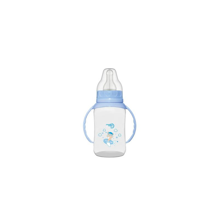 Mooncare Feeding Bottle With Grip - 150 ml - Zrafh.com - Your Destination for Baby & Mother Needs in Saudi Arabia