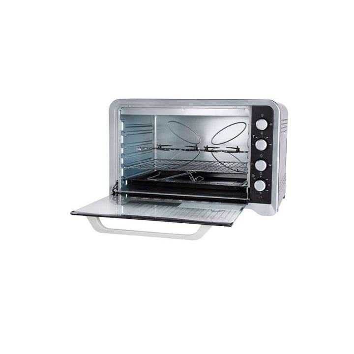 Geepas Electric Microwave Oven With Grill - 100 L - 2800 W - Silver - GO34027 - Zrafh.com - Your Destination for Baby & Mother Needs in Saudi Arabia