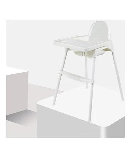 Teknum High Chair - H1 - White - Zrafh.com - Your Destination for Baby & Mother Needs in Saudi Arabia
