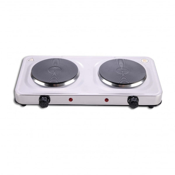 Rebune Electric Burner Heater Stove - 1000 W - White - RE- 4- 038 - Zrafh.com - Your Destination for Baby & Mother Needs in Saudi Arabia