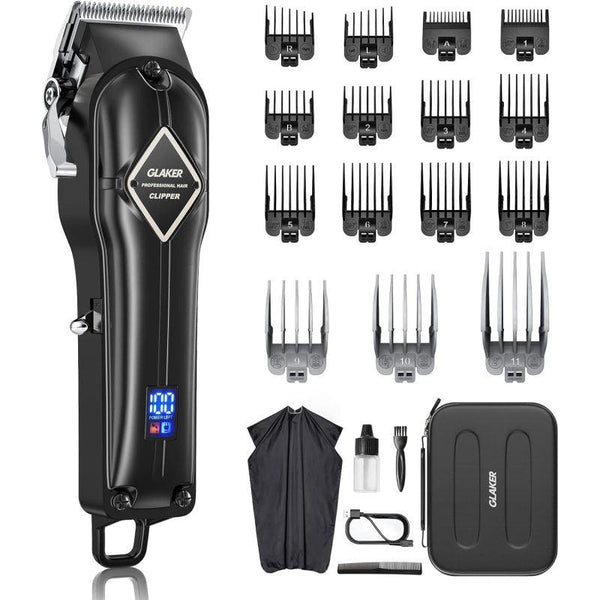 Glaker K11S Hair Clipper Wireless - Black - Zrafh.com - Your Destination for Baby & Mother Needs in Saudi Arabia