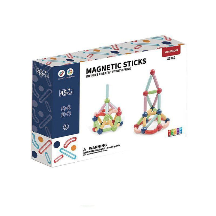 Family Center Kids Magnetic Ball & Rod Sticks Building Blocks - 45 Pieces - 22-2313689 - ZRAFH