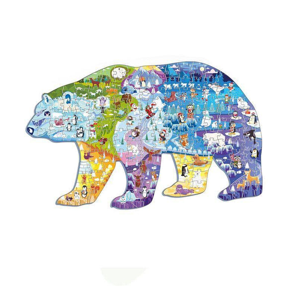 Family Center Polar Bear Jigsaw Puzzle - 128 Pieces - 22-2308890 - ZRAFH